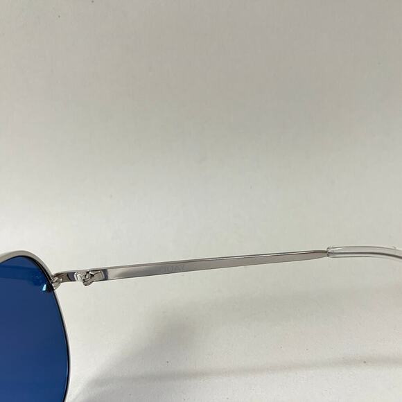 Quay Australia High Key Sunglasses Silver Gold Mirrored - Picture 9 of 10